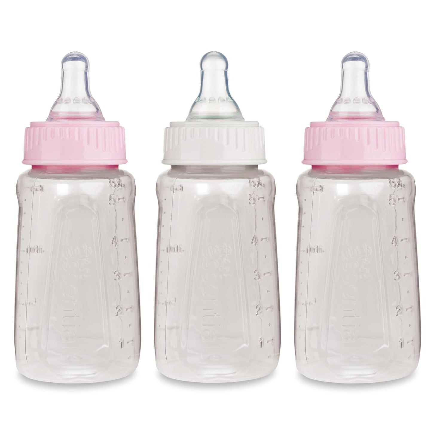 NUK First Essentials Silicone Baby Bottle Nipples, Slow Flow, 6 Pack