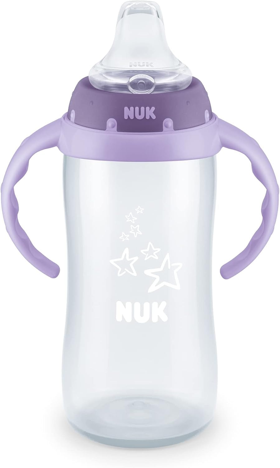 NUK Learner Cup, 10 Oz, 8+ Months, 2 Count – BPA Free, Spill Proof Sippy Cup