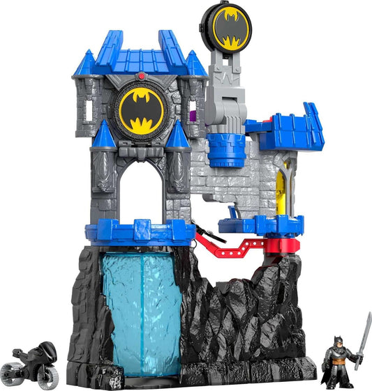 Fisher-Price Imaginext DC Super Friends Batman Toy, Wayne Manor Batcave Playset with Figure & Batcyle for Pretend Play Kids Ages 3+ Years (Amazon Exclusive)