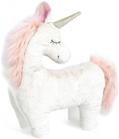 MON AMI Dreamy Unicorn Accent Décor Pillow – 13X12”, Soft Plush Stuffed Animal Hugging Pillow, Decorative Unicorn Pillows for Kids Bedroom