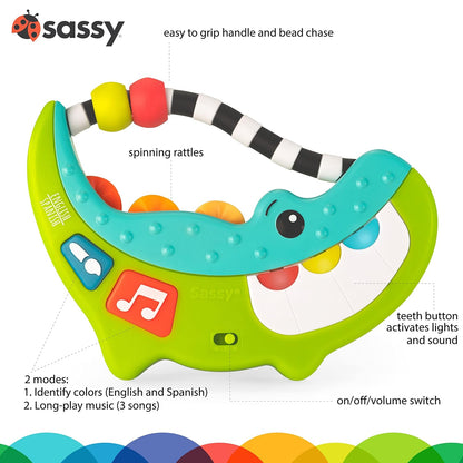 Sassy Rock-A-Dile Musical Toy