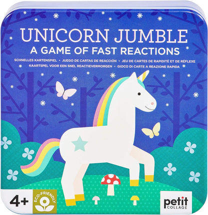 Petit Collage Jumble Card Game Unicorn