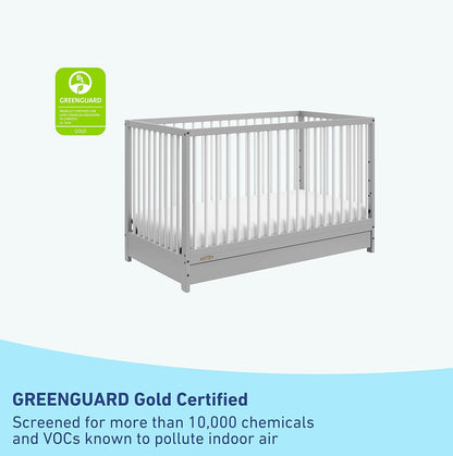 Graco Teddi Premium Nursery Starter Pack – 2-Piece Nursery Bundle with GREENGUARD Gold Certified Crib and Crib Mattress, Both Items GREENGUARD Gold Certified, Oeko-Tex Standard 100 Certified Mattress