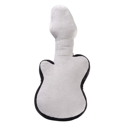 Lambs & Ivy Rock Star Plush Guitar Instrument Stuffed Toy - Gray/Black