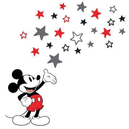 Lambs & Ivy Disney Baby Magical Mickey Mouse Wall Decals - Gray/Red