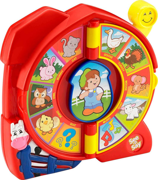 Fisher-Price Little People Toddler Toy See ‘N Say the Farmer Says, Learning Game with Music & Sounds for Kids Ages 18+ Months (Amazon Exclusive)