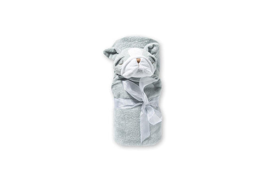 Angel Dear - Grey Bulldog, Nap Blanket