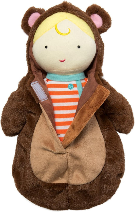 Manhattan Toy Snuggle Baby Doll & Hooded Bear Sleep Sack