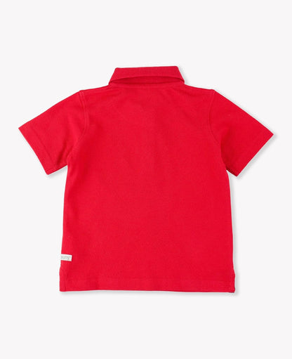 RUGGEDBUTTS Baby/Toddler Boys Short Sleeve Collared Neck Polo Shirt