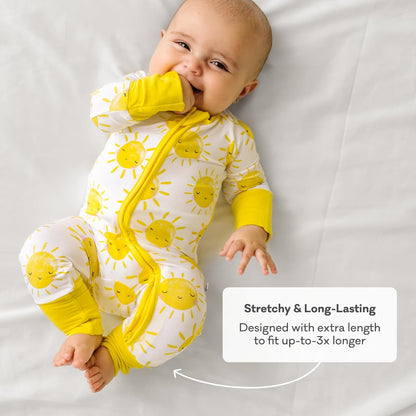 Little Sleepies Zipper Pajamas for Baby Boys & Baby Girls, Toddler Pajamas, Snug Fit, 2-Way Zipper, Viscose from Bamboo