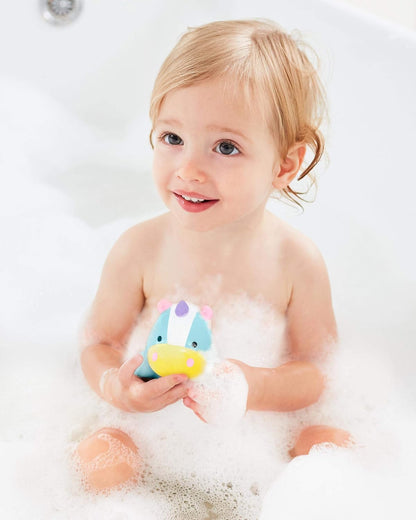 Skip Hop Baby Bath Toy, Zoo Light up Squeeze Toy, Unicorn (Pack of 2)