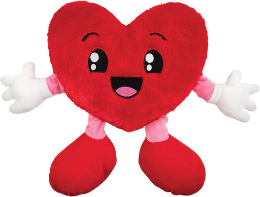 Scentco Sweetheart (Heart) - 10" Patented Gourmet Strawberry Scented Stuffed Plush - Valentines, Gifts for Kids, Gift Guide