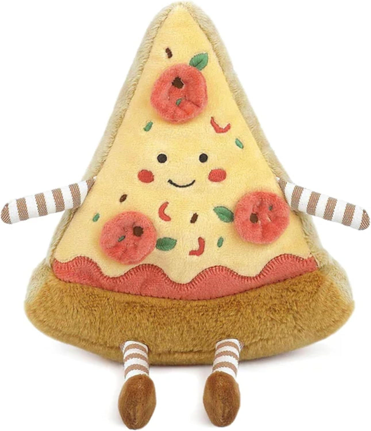 MON AMI Cosimo Pizza Stuffed Toy – 9”, Stuffed Food Plush, Pizza Toy, for Kids of All Ages