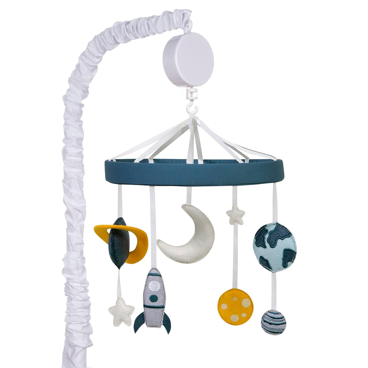 Trend Lab Galaxy Baby Crib Mobile with Music, Crib Mobile Arm Fits Standard Crib Rails