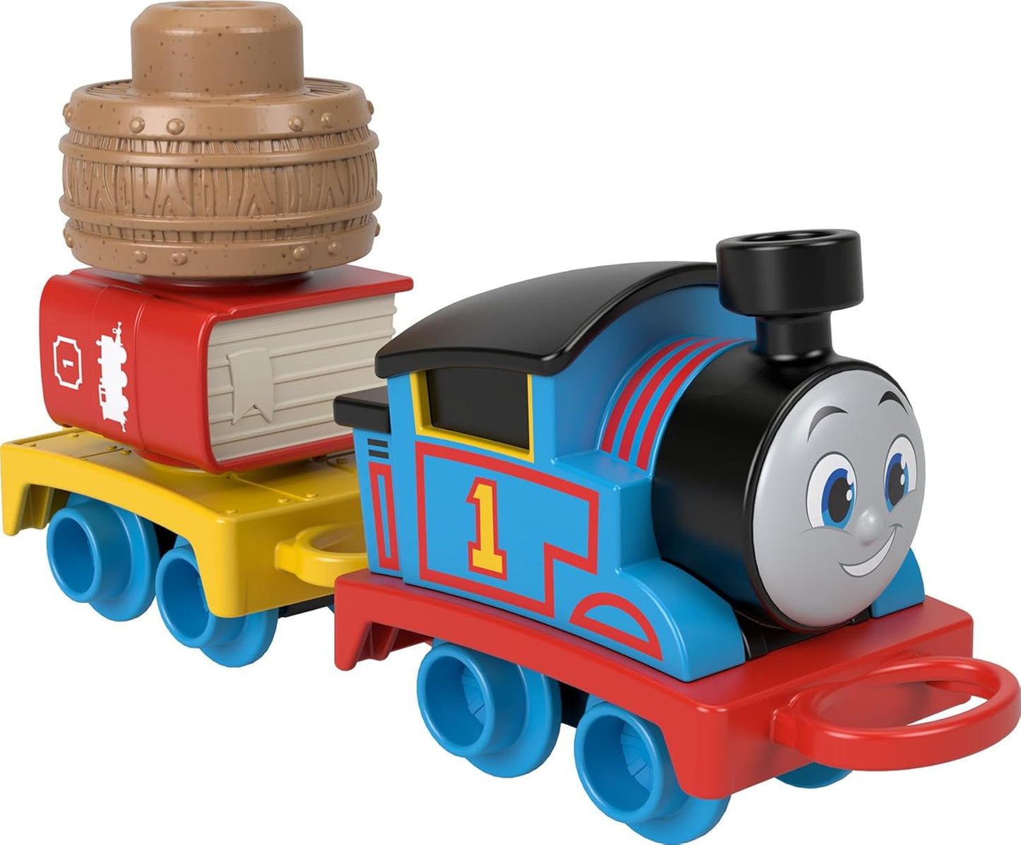 Thomas & Friends Toddler Toy My First Thomas Push-Along Train with Stacking Cargo for Kids Ages 18+ Months