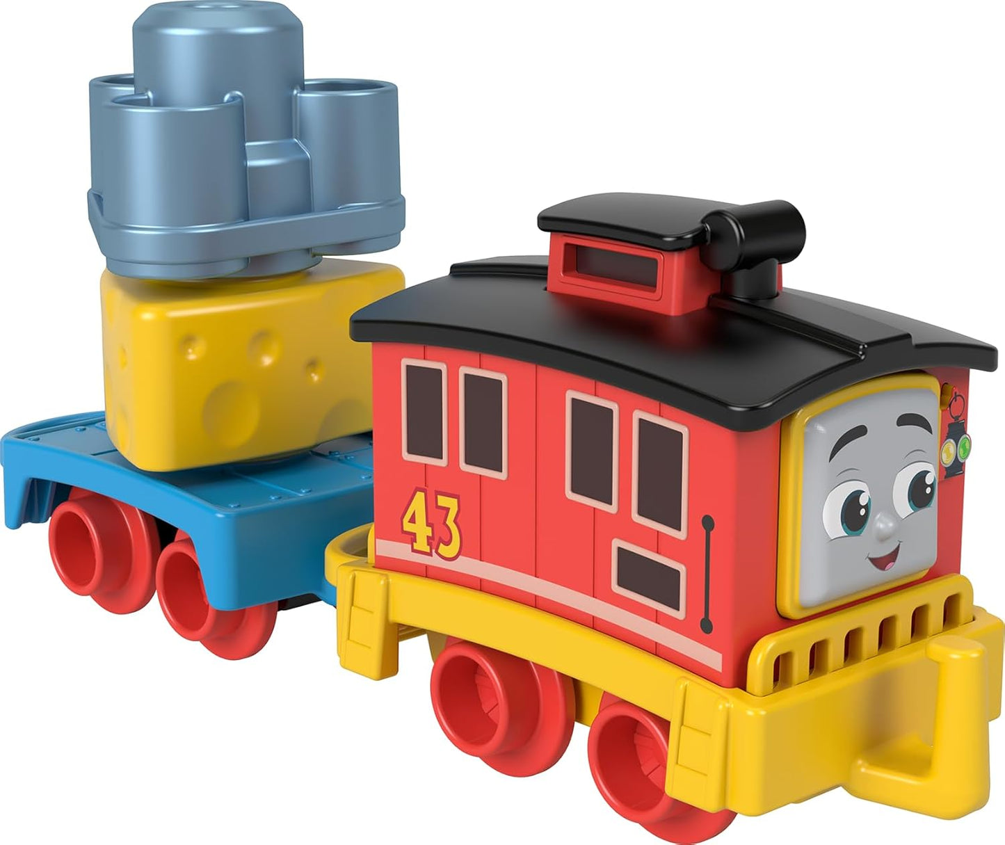 Thomas & Friends Toddler Toy My First Thomas Push-Along Train with Stacking Cargo for Kids Ages 18+ Months