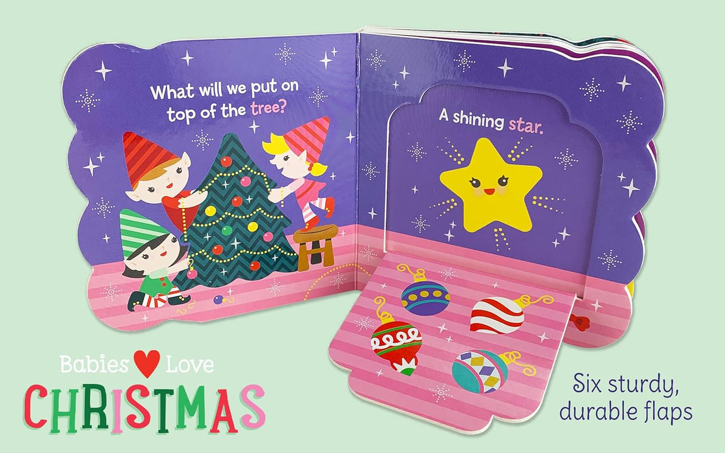 Babies Love Christmas: Lift-A-Flap Board Book