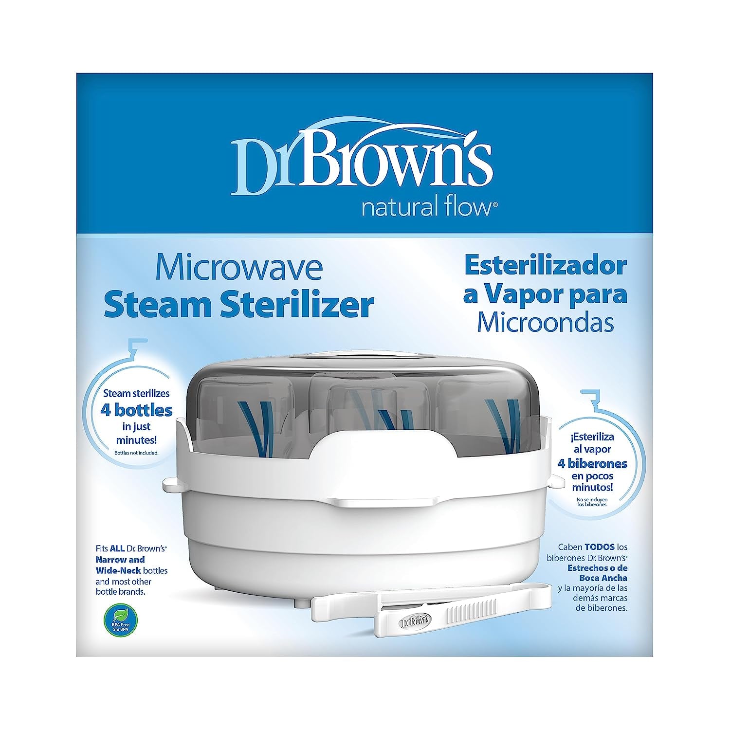 Dr. Brown'S All-In-One Sterilizer and Dryer for Baby Bottles, Parts & Other Newborn Essentials