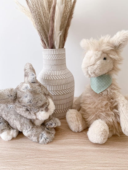 MON AMI Fuzzy the Llama Stuffed Animal – 13”, Plush Stuffed Alpaca, Soft & Cuddly, Use as Toy/Nursery Room Décor, Great for Kids of All Ages