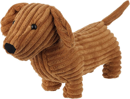 Apricot Lamb Toys Plush Clare Dachshund Dog Stuffed Animal Soft Cuddly Perfect for Child (Coffee Dachshund, 14 Inches)