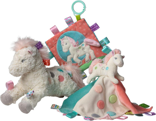 Mary Meyer Baby Gift Set Boxed Soft Toys, 3-Piece, Taggies Painted Pony