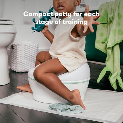 Frida Baby All-In-One Potty | Training Toilet with Toddler Potty Chair, Toilet Seat Topper, Toilet Step Stool, Sink Step Stool, Cleanup Essentials, and Professional Potty Guide