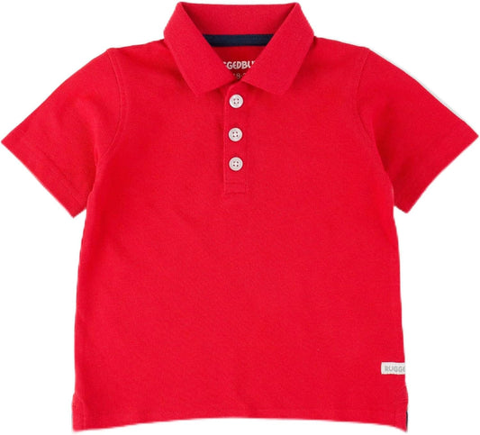 RUGGEDBUTTS Baby/Toddler Boys Short Sleeve Collared Neck Polo Shirt