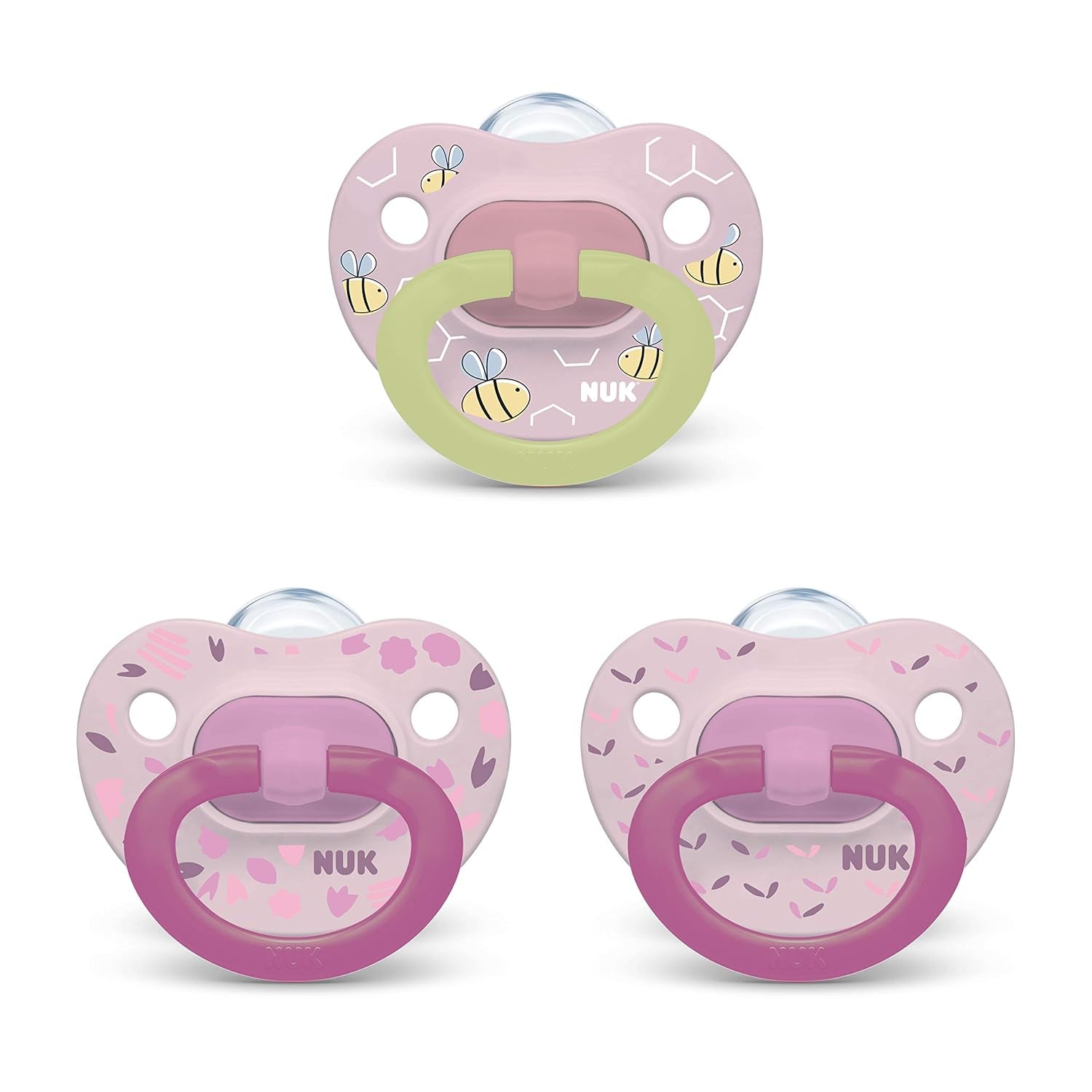 NUK Comfy Orthodontic Pacifiers, Timeless Collection, 0-6 Months, 5 Count