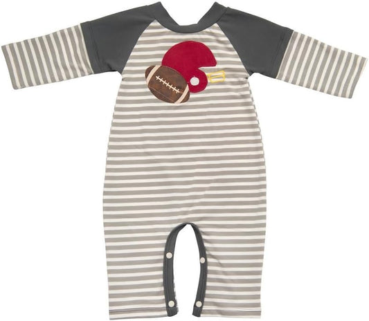 Haute Baby Game on 3/4 Sleeve T-Shirt & Pants Baby Girl Legging Set Infant - Grey