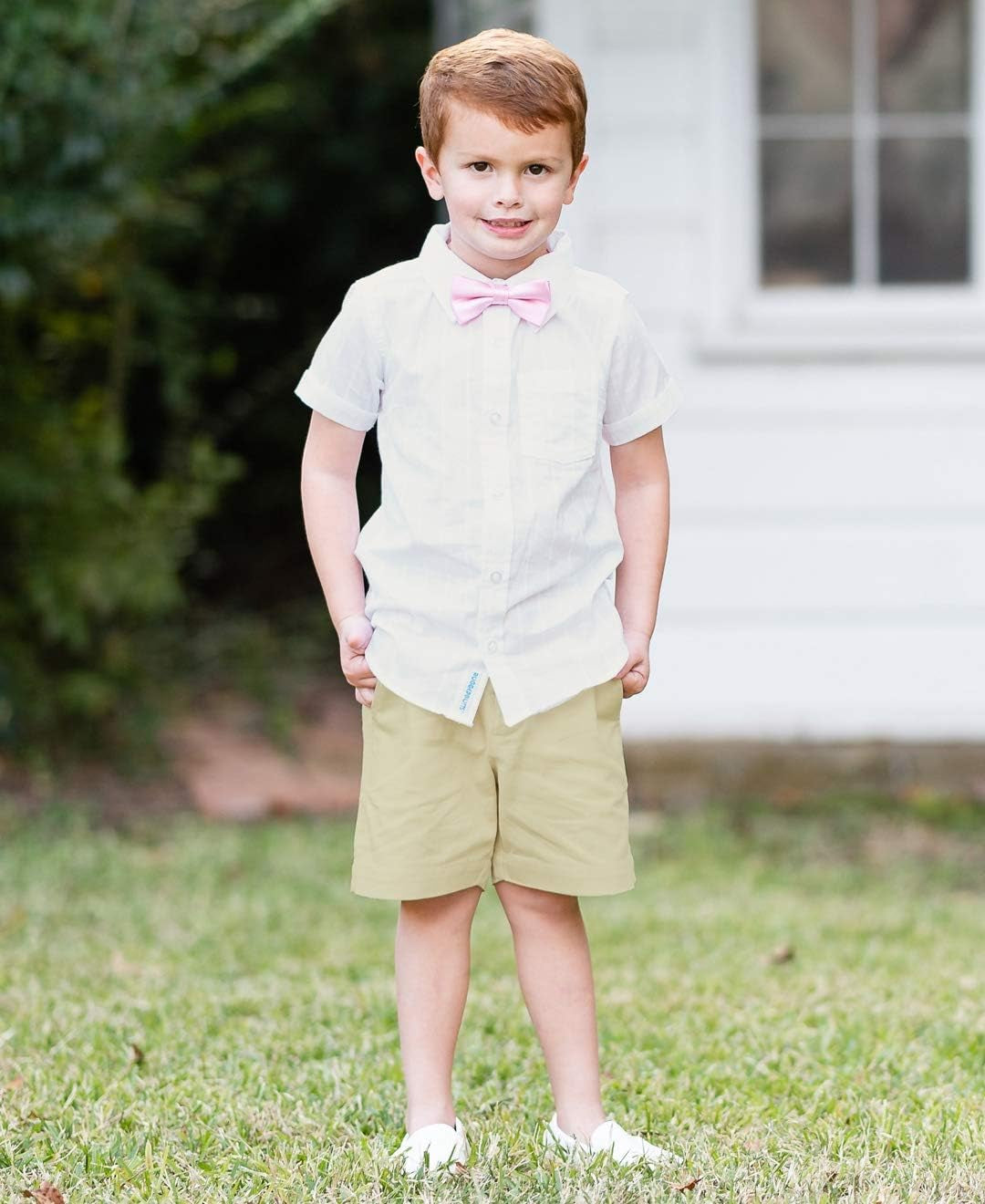 RUGGEDBUTTS® Baby/Toddler Boys Pre-Tied Bow Tie/Bowtie