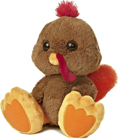 Aurora World Taddle Toes Stuffins Turkey Plush, 10"