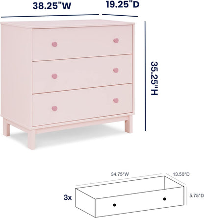 Delta Children Legacy Dresser, Navy/Light Blue