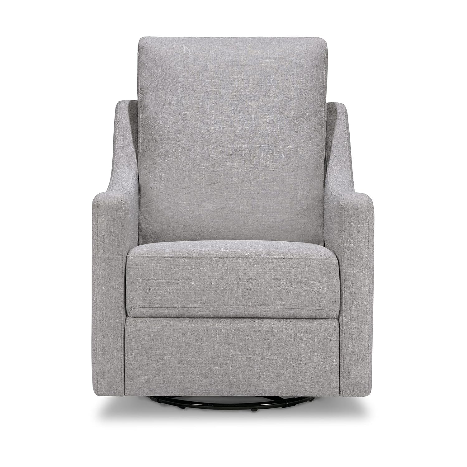 Davinci Field Swivel Glider in Misty Grey, Greenguard Gold Certified