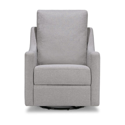 Davinci Field Swivel Glider in Misty Grey, Greenguard Gold Certified