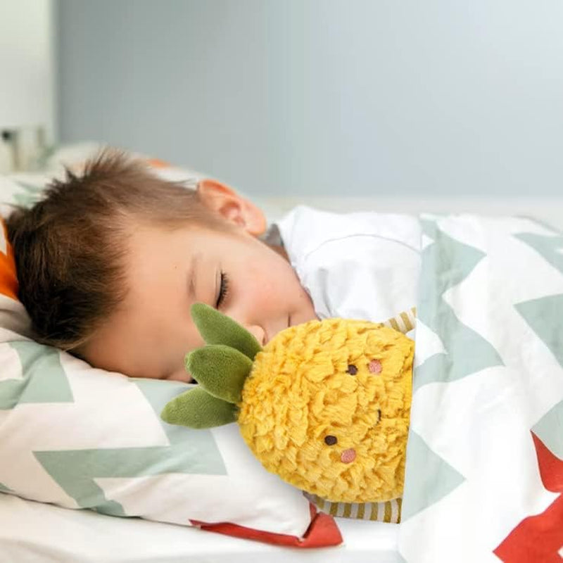 MON AMI Pina the Pineapple Plush Toy - 10”, Food Plush Toys, Fruit Plushie for Boys/Girls, Handcrafted Fruit Doll – Perfect for Décor/Play