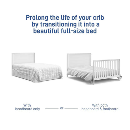 Storkcraft & Graco Crib (And Mini Crib) Conversion Kit – Converts All Compatible Storkcraft and Graco 4-In-1 and 5-In-1 Convertible Cribs and Mini Cribs, Box Spring Required for Use (Not Included)