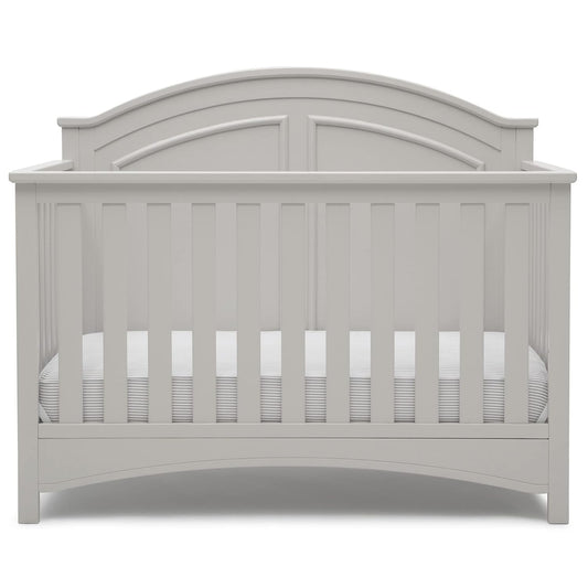 Delta Children Perry 6-In-1 Convertible Crib - Greenguard Gold Certified, Moonstruck Grey