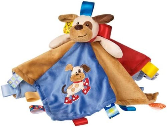 Taggies Buddy Dog Character Blanket – 13×13″