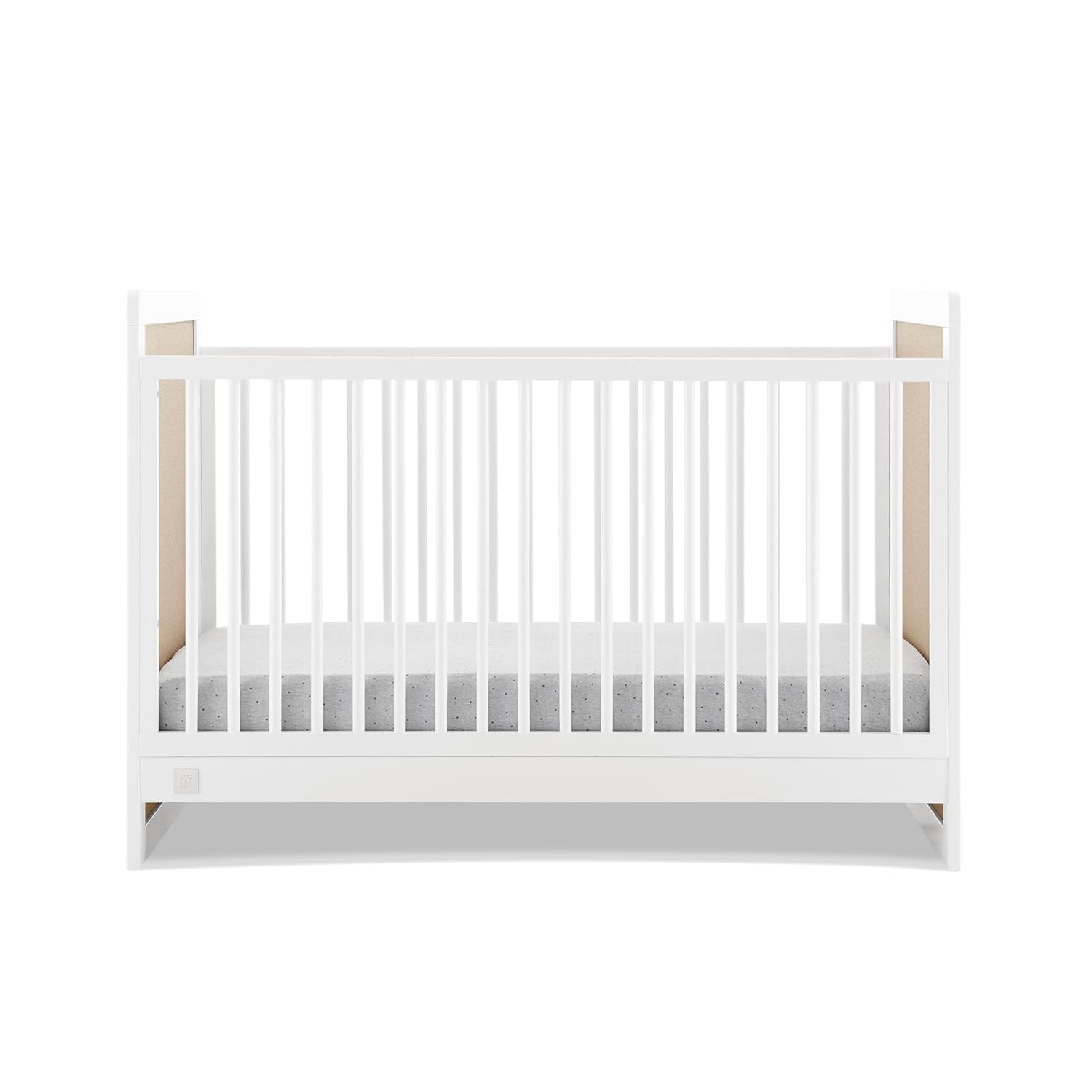 Delta Children Babygap Liam 4-In-1 Convertible Crib - Greenguard Gold Certified, Bianca White/Natural