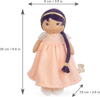 Kaloo Tendresse My First Friend Fabric Doll Princess Iris K 9.84” - Machine Washable - Ages 0+ - K970010