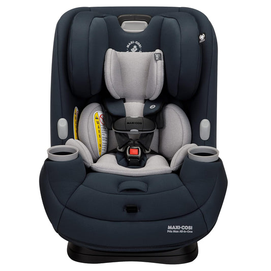 Maxi-Cosi Pria Max All-In-One Convertible Car Seat, All-In-One Seating System: Rear-Facing, from 4-40 Pounds; Forward-Facing to 65 Pounds; and up to 100 Pounds in Booster Mode, Essential Graphite