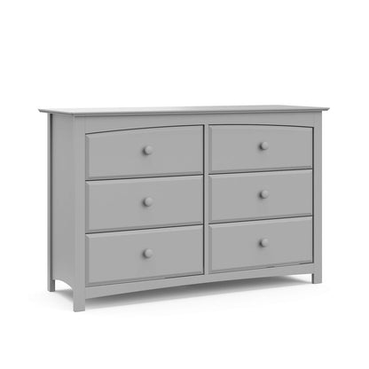 Storkcraft Kenton 5 Drawer Dresser (Pebble Gray) – Dresser for Kids Bedroom, Nursery Dresser Organizer, Chest of Drawers for Bedroom with 5 Drawers, Universal Design for Children’S Bedroom