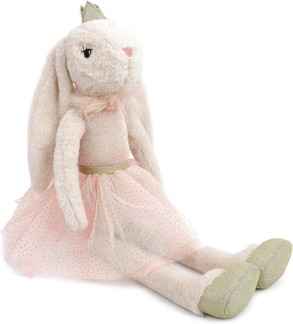 MON AMI Princess Brianna Bunny Doll - 18", Soft & Cuddly Plush Animal Doll, Use as Toy or Room Décor, Great Gift for Kids, Boys, Girls