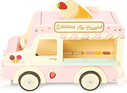 Le Toy Van - Wooden Holiday Campervan with Detachable Surfboard | Suitable for 3 Year Old +