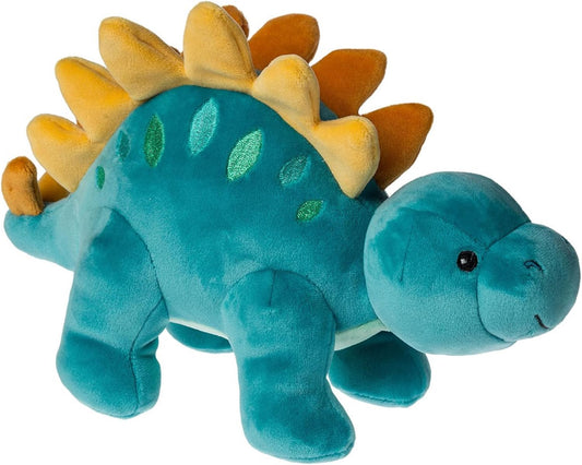 Mary Meyer Stuffed Animal Smootheez Pillow-Soft Toy, 10-Inches, Blue Stegosaurus Dinosaur