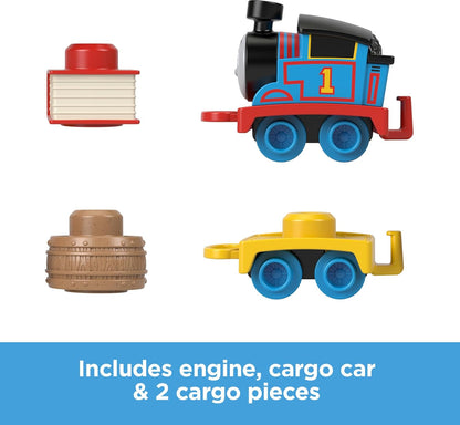 Thomas & Friends Toddler Toy My First Thomas Push-Along Train with Stacking Cargo for Kids Ages 18+ Months