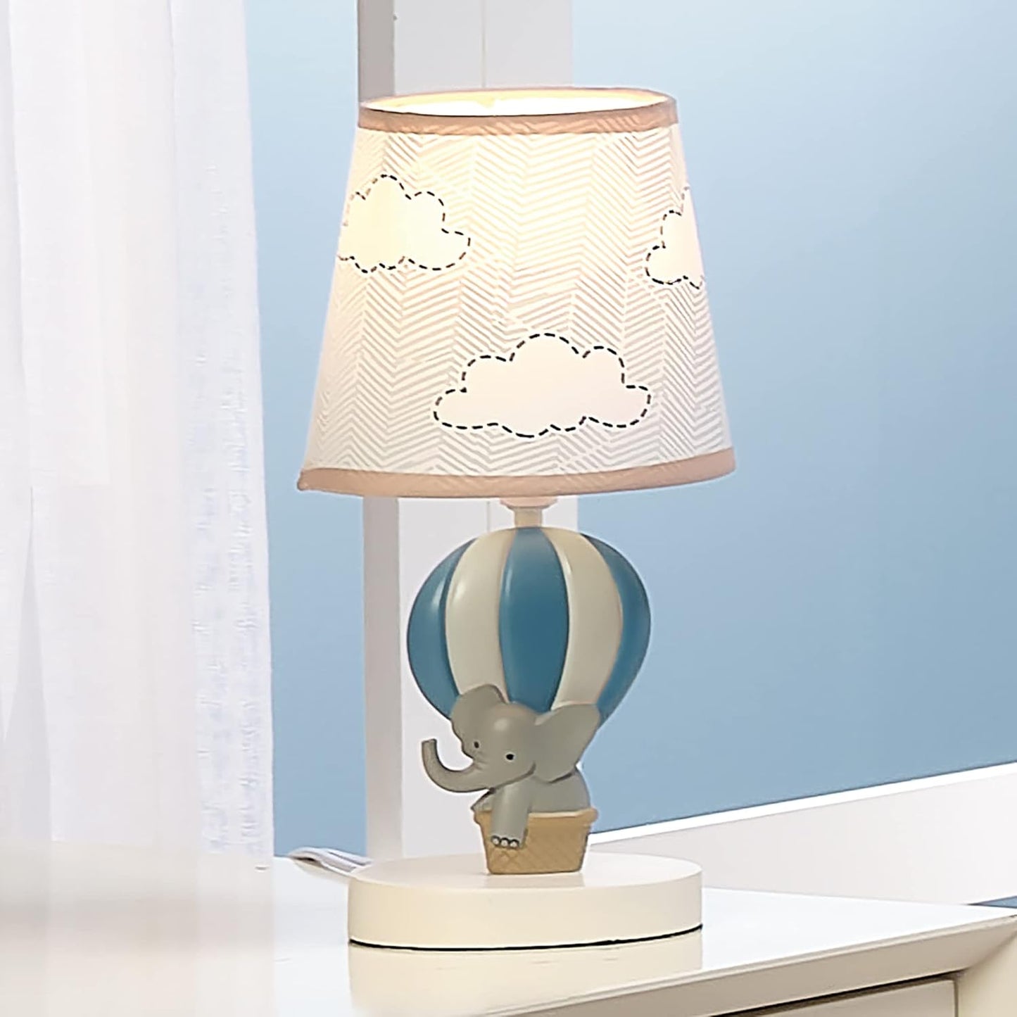 Bedtime Originals up up & Away Hot Air Balloon Nursery Lamp with Shade and Bulb