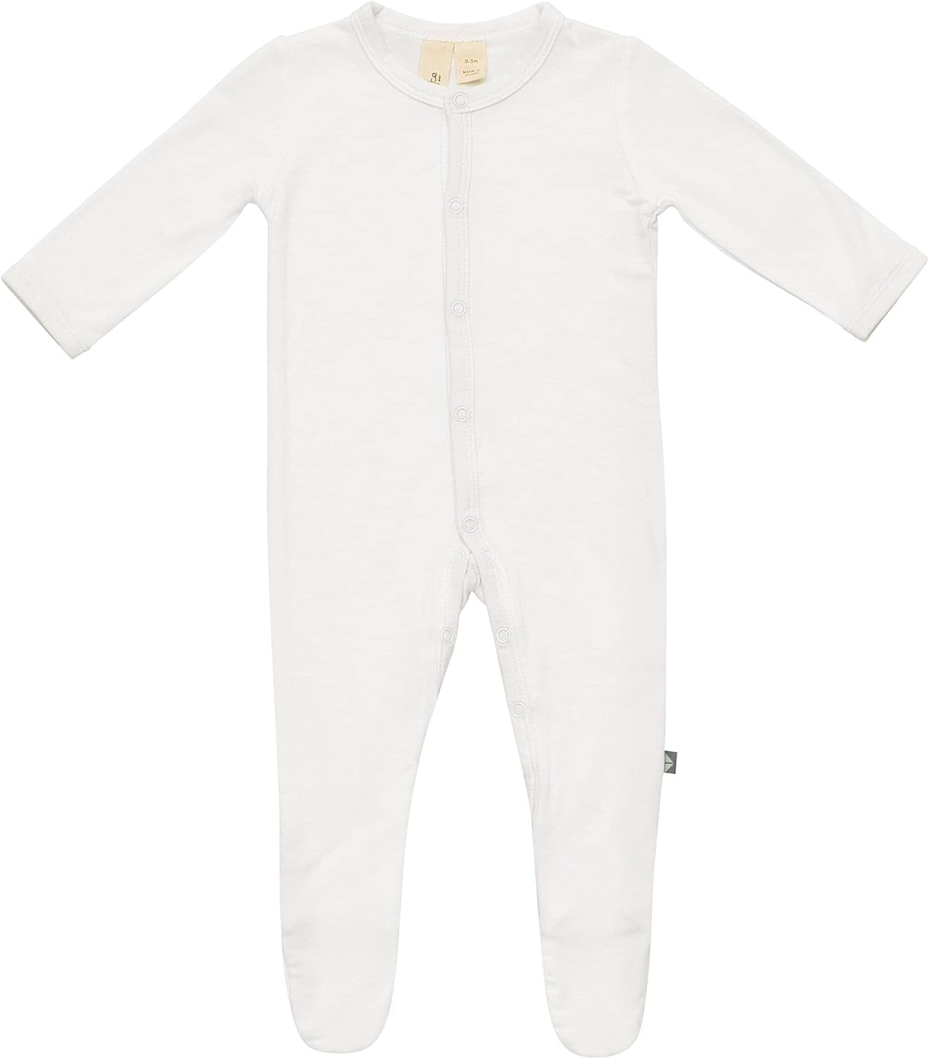 KYTE BABY Unisex Footie, Rayon Made from Bamboo, Snap Closure,0-24 Months