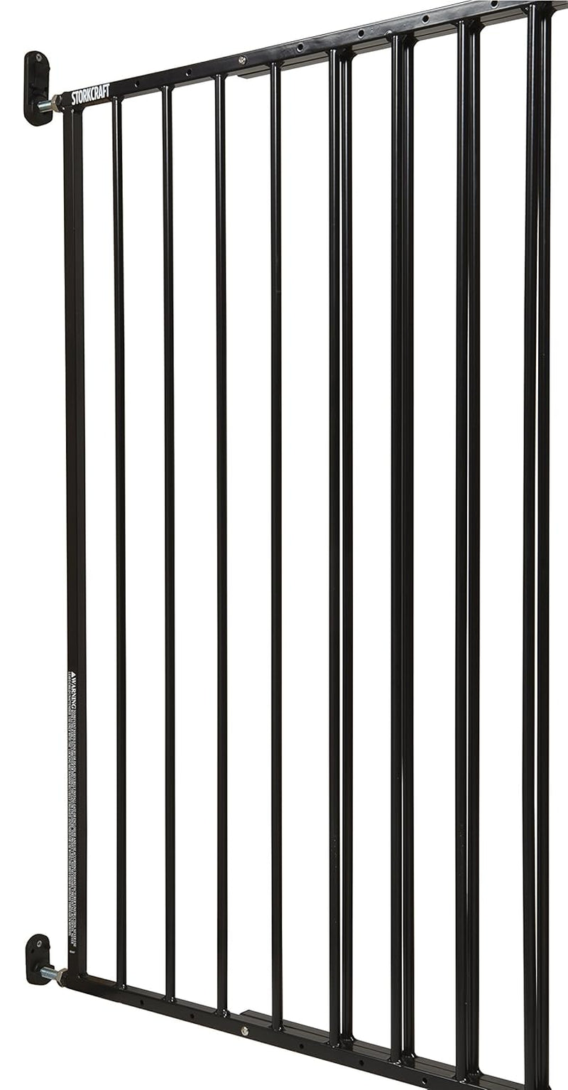 Storkcraft Easy Walk-Thru Tall Metal Safety Gate (White, Black, Gray) – 33.75 Inches Tall, Easy to Install, Pet-Friendly, Durable Metal Hardware, Ideal for Taller Children and Larger Pets