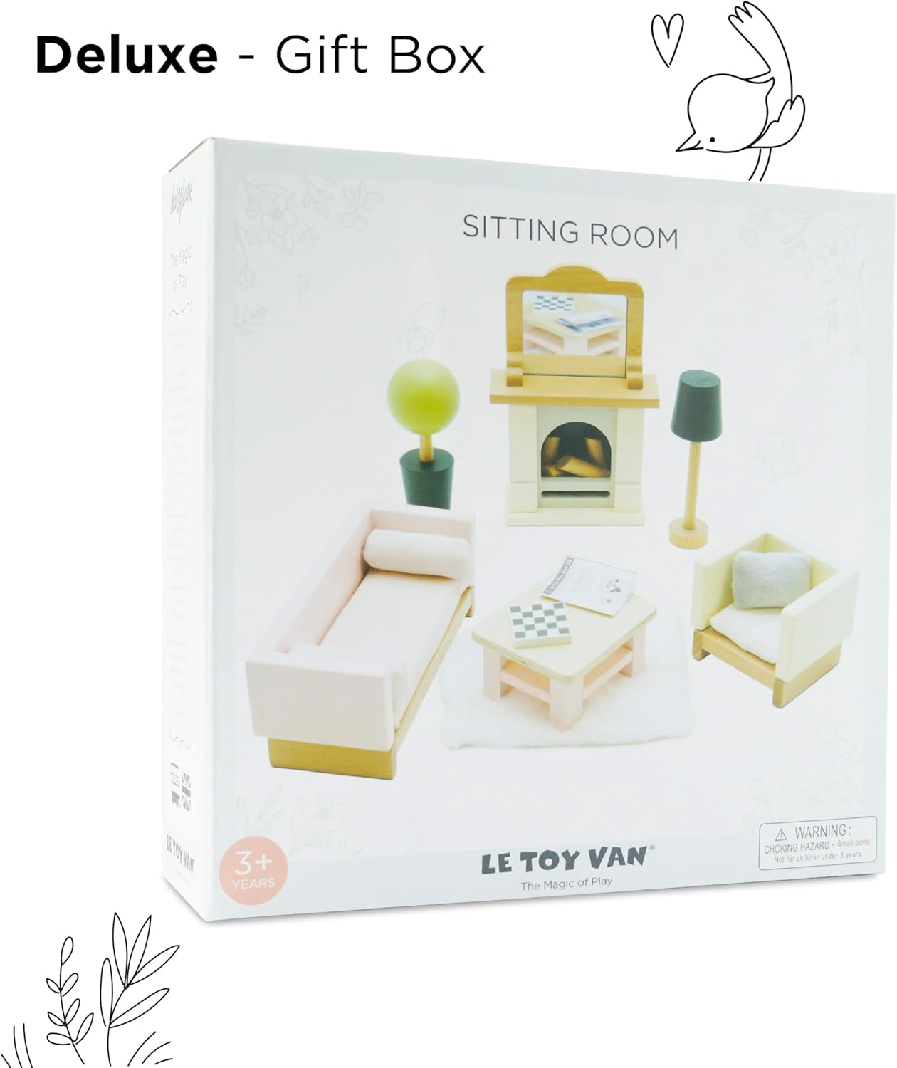 Le Toy Van Daisylane Sitting Room Dollhouse Furniture (ME058)